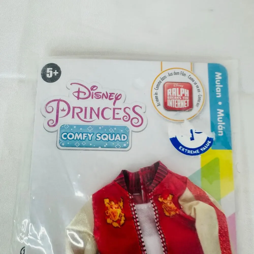 5 for $25| Disney Princess Comfy Squad Fashion Pack‎ Mulan Hasbro